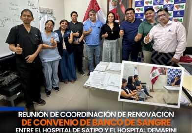 REUNIÓN DE COORDINACIÓN DE RENOVACIÓN DE CONVENIO DE CONVENIO DE BANCO DE SANGRE