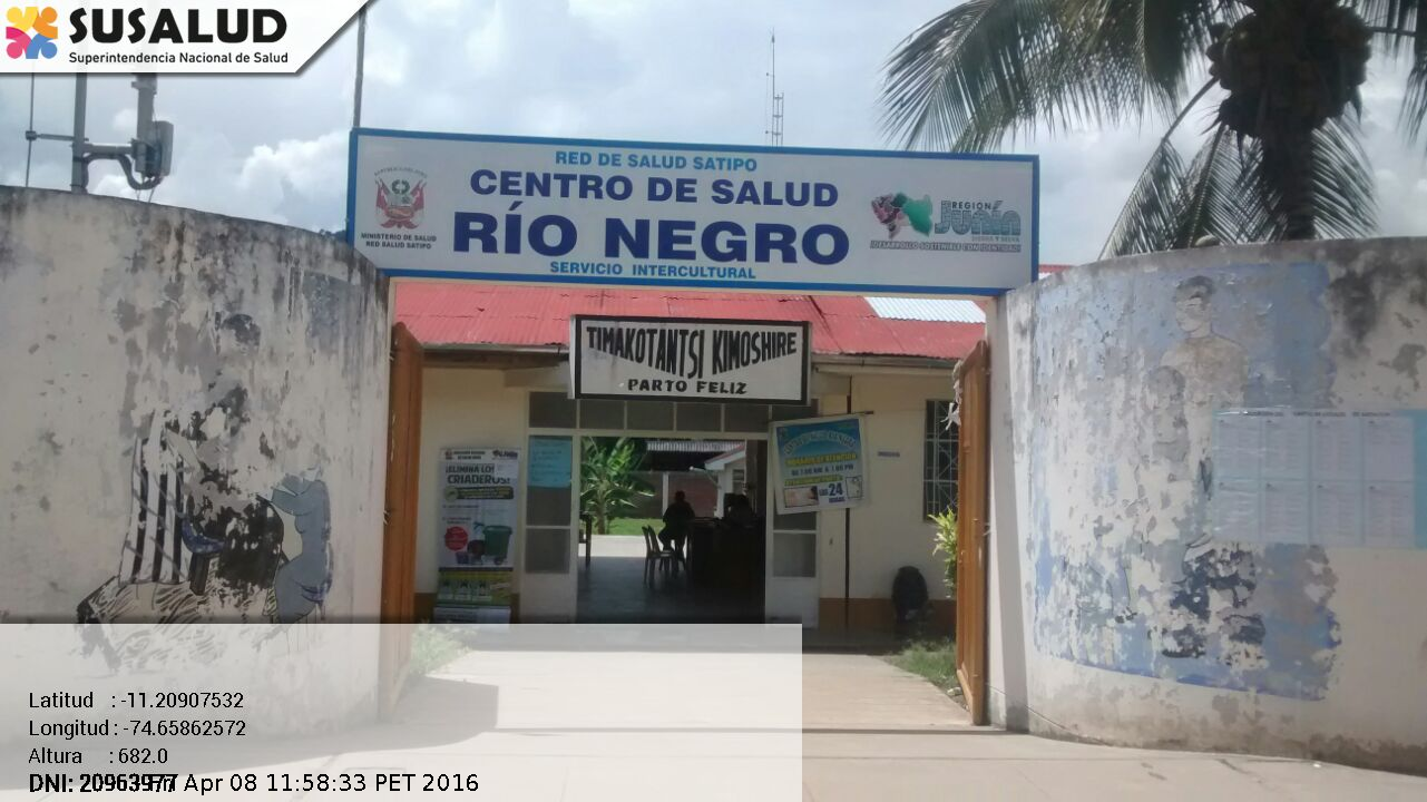 Fachada de la Microred Río Negro